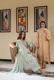 Pastel Riwaayat – Aqua Mist | 3 Piece Stitched Chiffon Suit