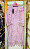 Lavender Éclat – Embroidered Cotton 3 Piece Suit