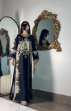 Mehr – Black Embroidered Long Shirt with Embroidered Trouser | 2Pc Luxury Pret