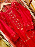 fe-ctn 112 3Pcs Embroidered Cotton suit - Fabric Emporium Official