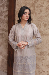 Premium Grey Cotton 2‑Piece Suit – Ready-to-Wear Shirt & Trouser