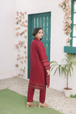 Premium Red Cotton 2‑Piece Suit – Ready to Wear Shirt & Trouser