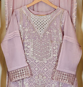 Celestial Pearl Chiffon – Lilac