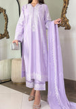 LILAC ORNATE – 3PC COTTON EMBROIDERED SUIT