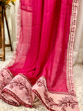 2Pcs Pure Embroidered Cotton Net Suit FE145112