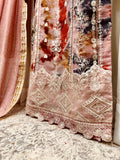 2Pcs Pure Embroidered Cotton Net Suit FE145113