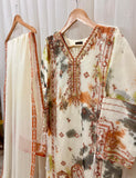 2Pcs Pure Embroidered Cotton Net Suit FE145226