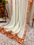 2Pcs Pure Embroidered Cotton Net Suit FE145226