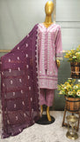 FEFRG-1112 3Pcs Embroidered Cotton suit