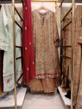 3Pcs Embroidered & printed Chiffon Suit