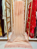 3PCS Embroidered Chiffon Suit