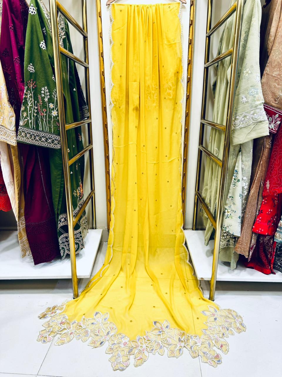 Dhagha Kari – 3Pcs Embroidered Suit | Luxury Threadwork Collection