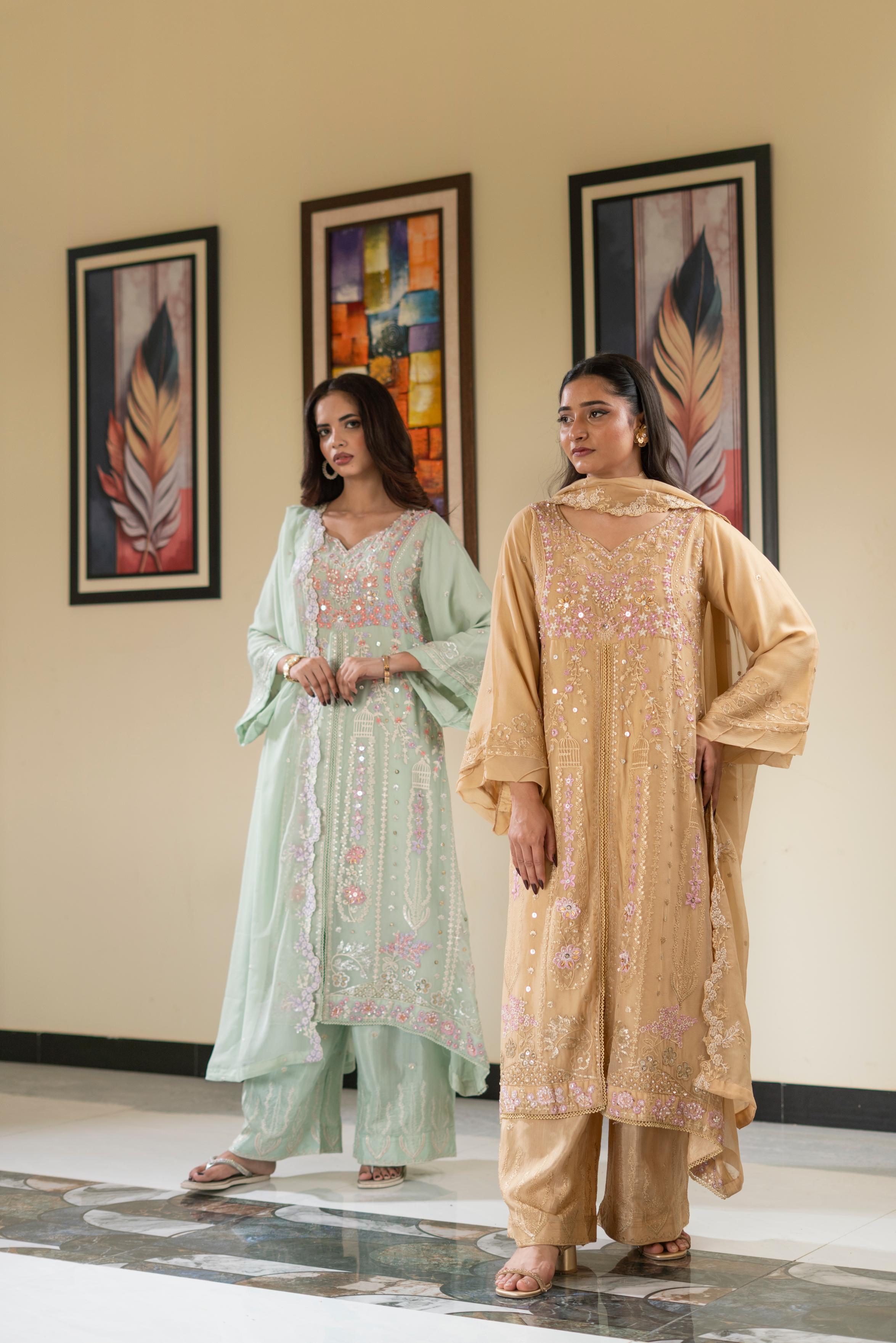 Pastel Riwaayat – Soft Skin | 3 Piece Stitched Chiffon Suit
