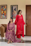 Pastel Riwaayat – Dusty Onion | 3 Piece Stitched Chiffon Suit