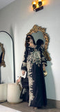 Mehr – Black Embroidered Long Shirt with Embroidered Trouser | 2Pc Luxury Pret