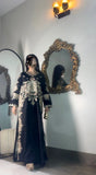 Mehr – Black Embroidered Long Shirt with Embroidered Trouser | 2Pc Luxury Pret