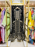 Midnight Noir Zarri & Sequin Embroidered Black Gown – Luxury Formal Wear