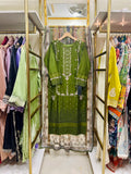 fe-ctn 112 3Pcs Embroidered Cotton suit - Fabric Emporium Official