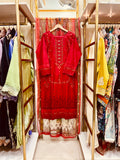 fe-ctn 112 3Pcs Embroidered Cotton suit - Fabric Emporium Official