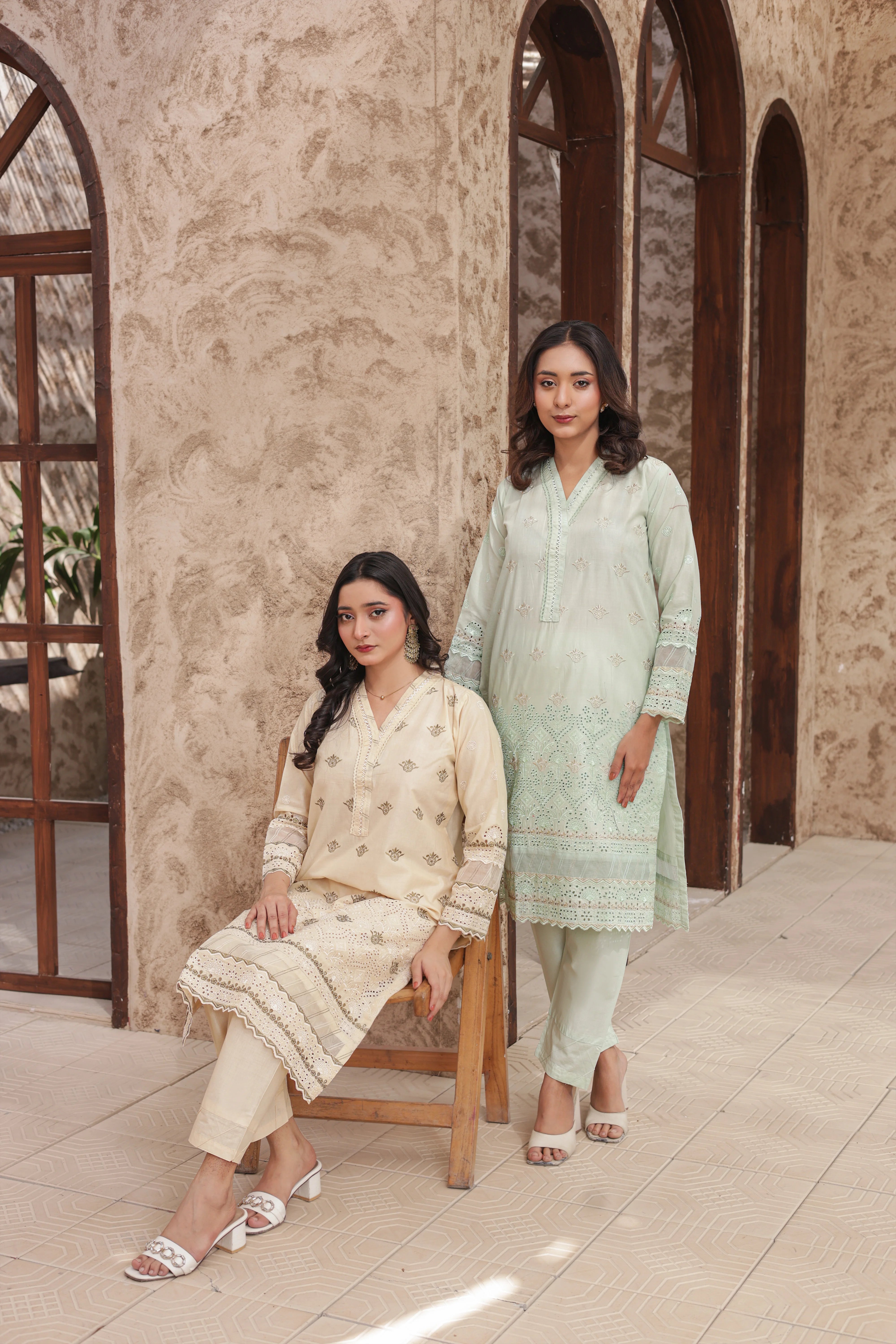 Premium Mint Cotton 2‑Piece Suit – Ready to Wear Shirt & Trouser