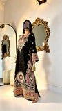 The Royal Black Embroidered Kaftan