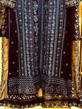 FE-1121  Dhagha Kari – Luxury Embroided & Handcrafted 3-Piece Suit
