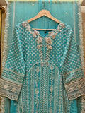 FE-1121  Dhagha Kari – Luxury Embroided & Handcrafted 3-Piece Suit