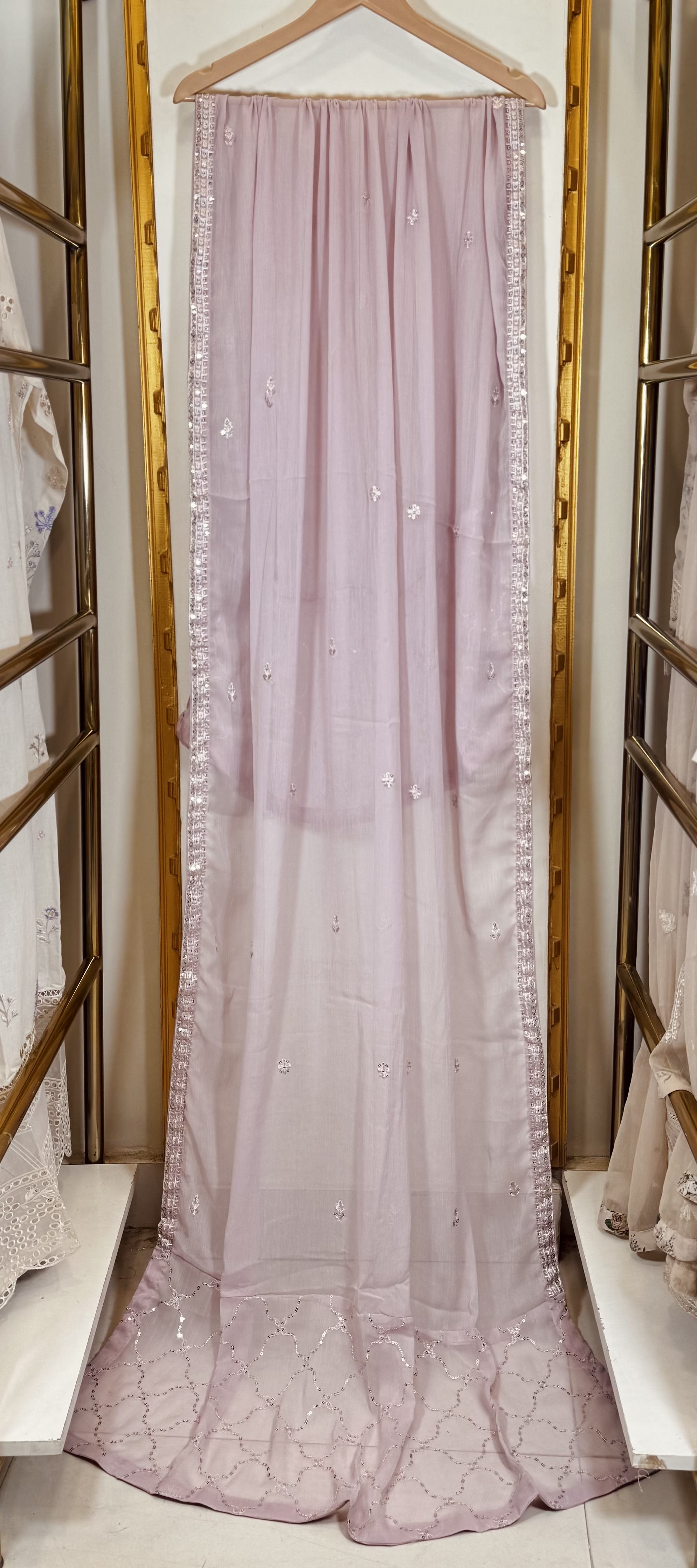 Celestial Pearl Chiffon – Lilac