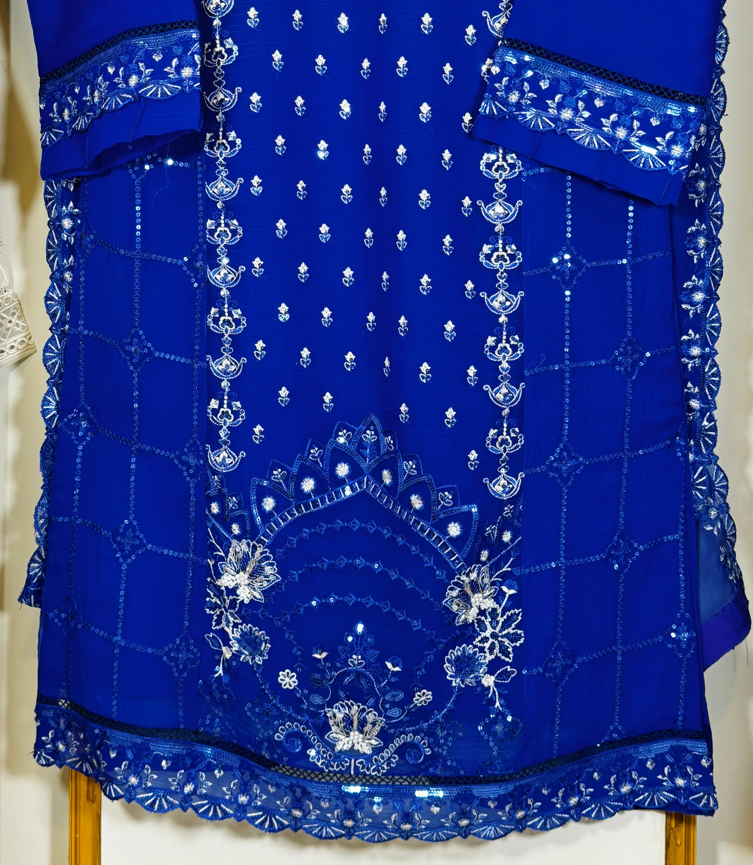 Opal Glow Chiffon – Royal Blue