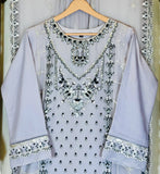 Opal Glow Chiffon – Silver