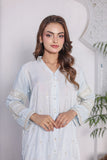 Sky Blue Embroidered Cotton 2-Piece Suit – Premium Summer Lawn Set for Women
