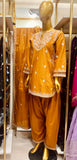 Zehra Luxe – Zard Festive | 3 Piece Cotton Farshi Shalwar Set