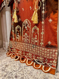 2Pcs Pure Embroidered Cotton Net Suit FE145226