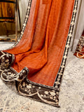 2Pcs Pure Embroidered Cotton Net Suit FE145226