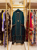 Luxury Bottel Green Gown