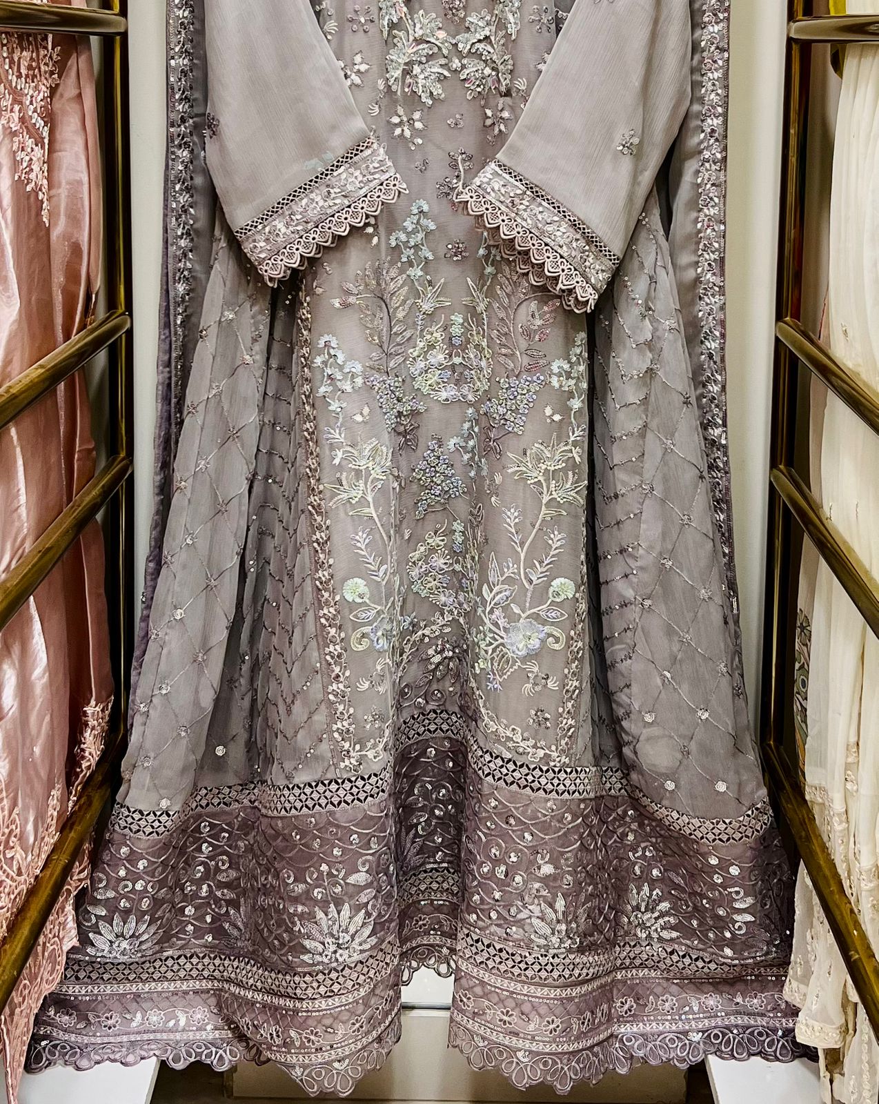 Crystal Bloom Luxury Gown 3pcs