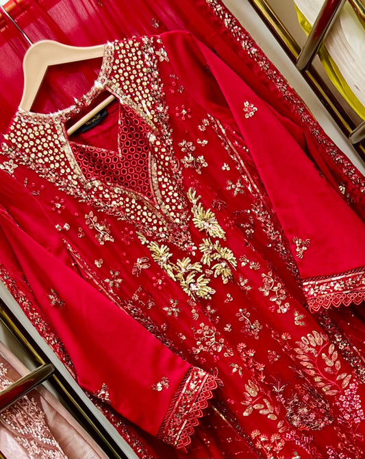 Ruby Reign Luxury Gown 3pcs