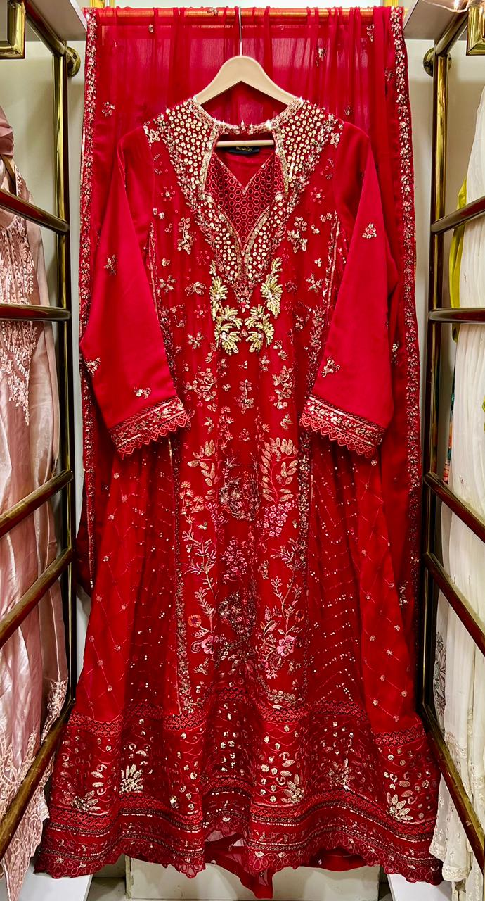 Ruby Reign Luxury Gown 3pcs