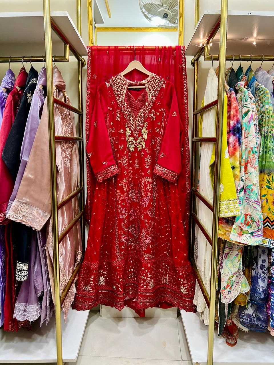 Ruby Reign Luxury Gown 3pcs