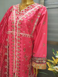 FEFRG-1112 3Pcs Embroidered Cotton suit