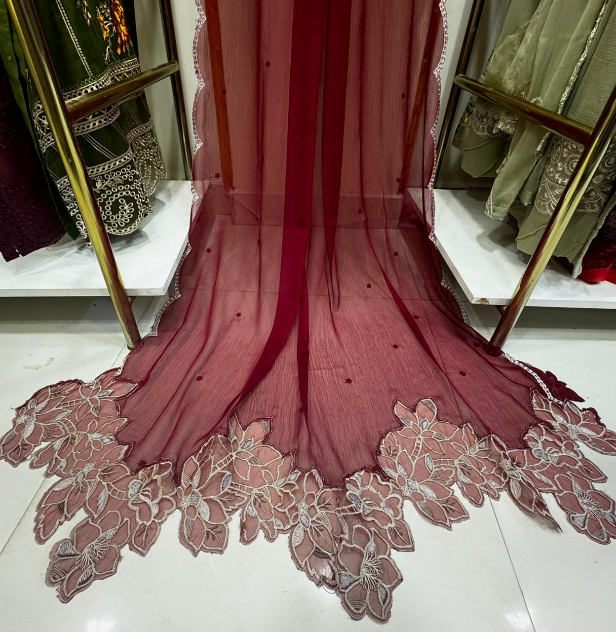 Dhagha Kari – 3Pcs Embroidered Suit | Luxury Threadwork Collection