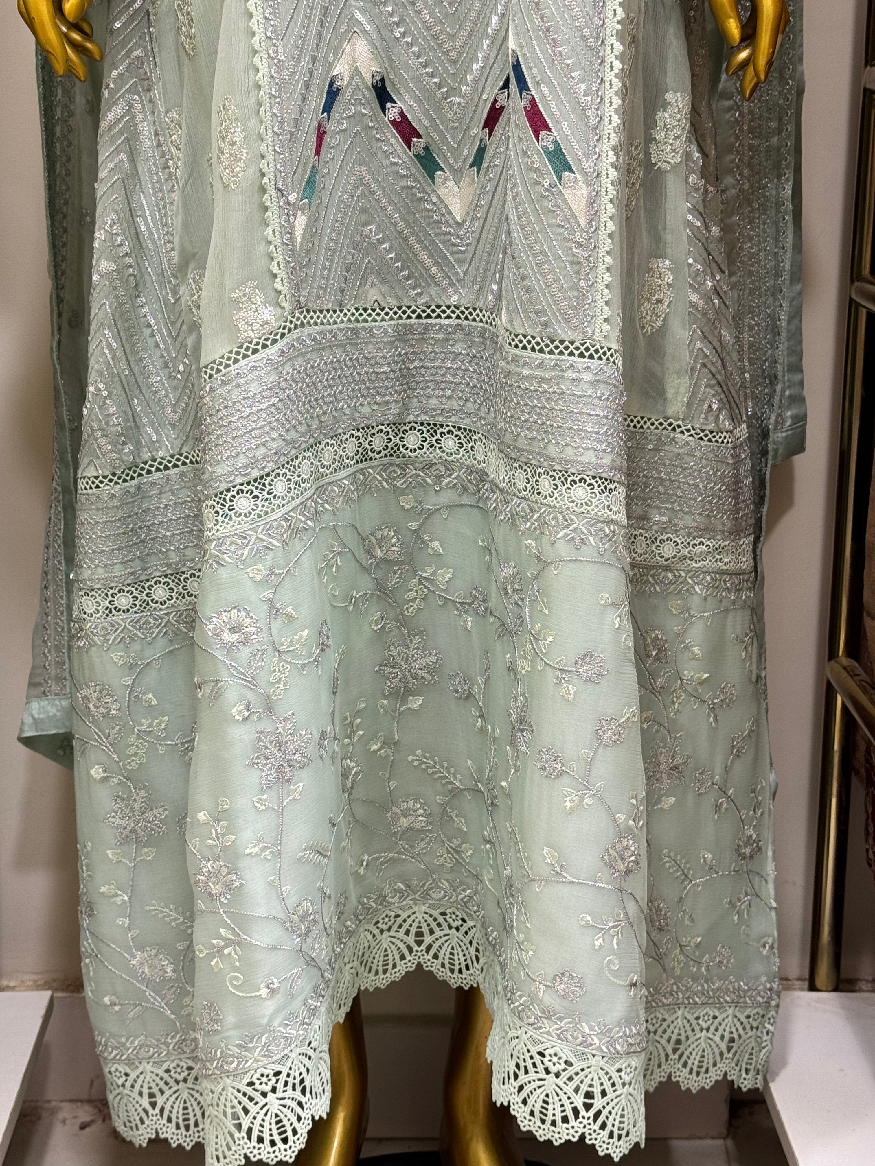 Elysian Dream – Luxury Embroidered Bamber Chiffon Gown