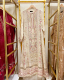 3Pcs Embroidered Chiffon Gown